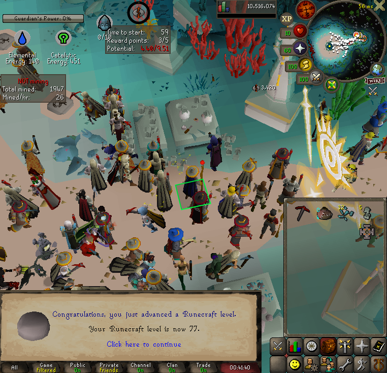 Chelsy_RS's tweet photo. 77 Rc on the 10 HP Acc (10/04/25).  Excited for blood runes! https://t.co/a0MMMdQ2yS