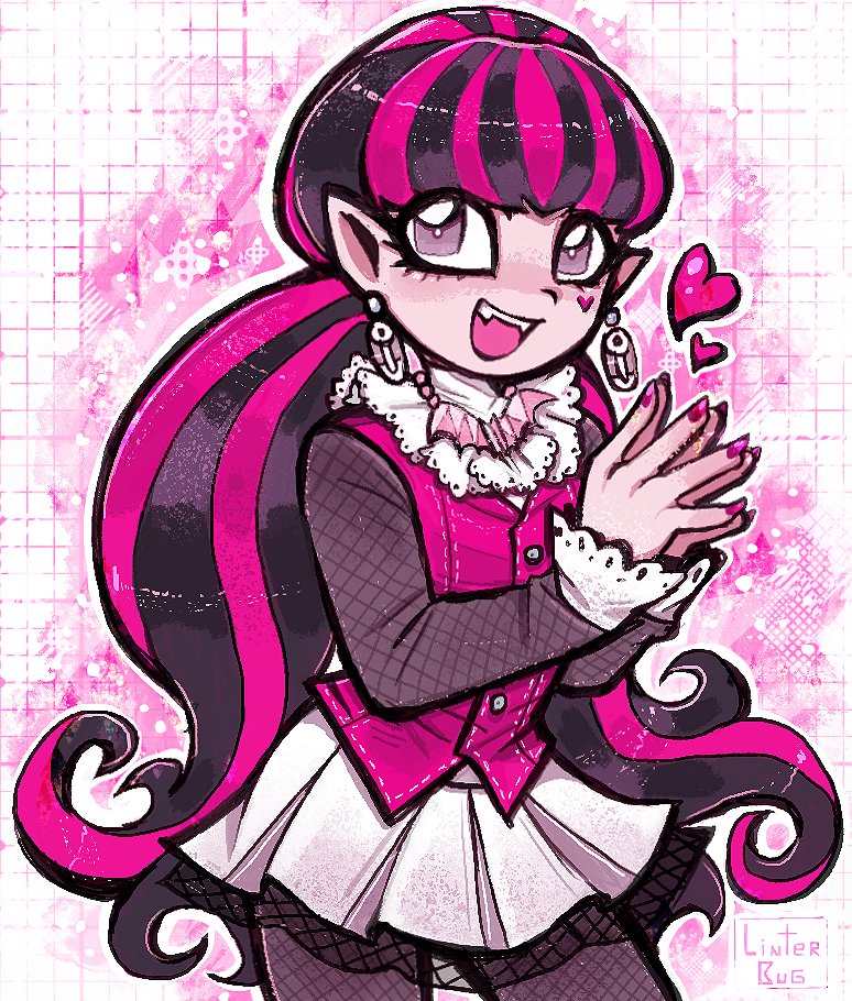 linterbug's tweet image. Drac girlypop from some weeks ago🩷
#monsterhigh #draculaura