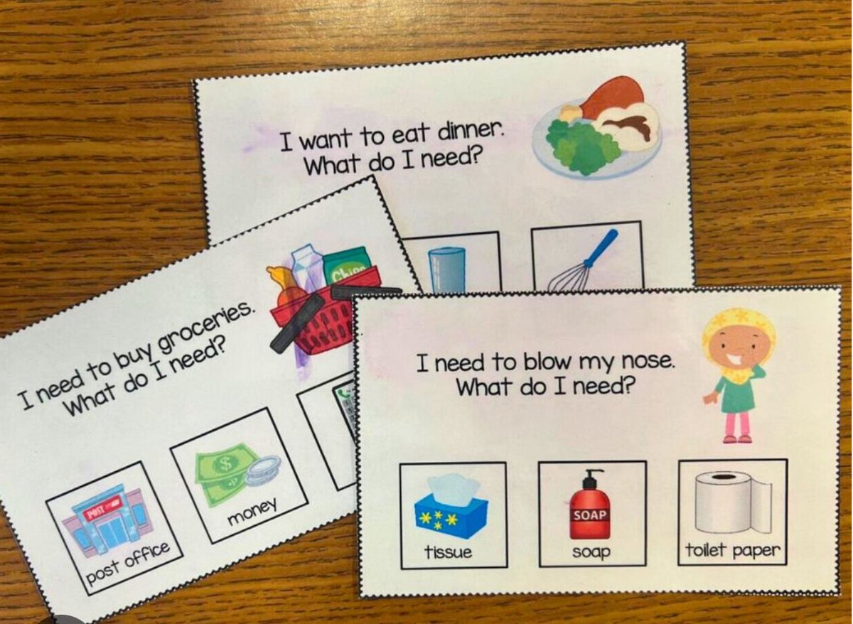 NDiRidolfi's tweet photo. Task Cards.  Ever tried them with your students? Task cards are an easy to make resource that is self corrective and helps students who do not remember daily by listening or by reading.  #MemoryAids #Educ25738 #TaskCards #SpecialEducation https://t.co/BZhEV3OeCB