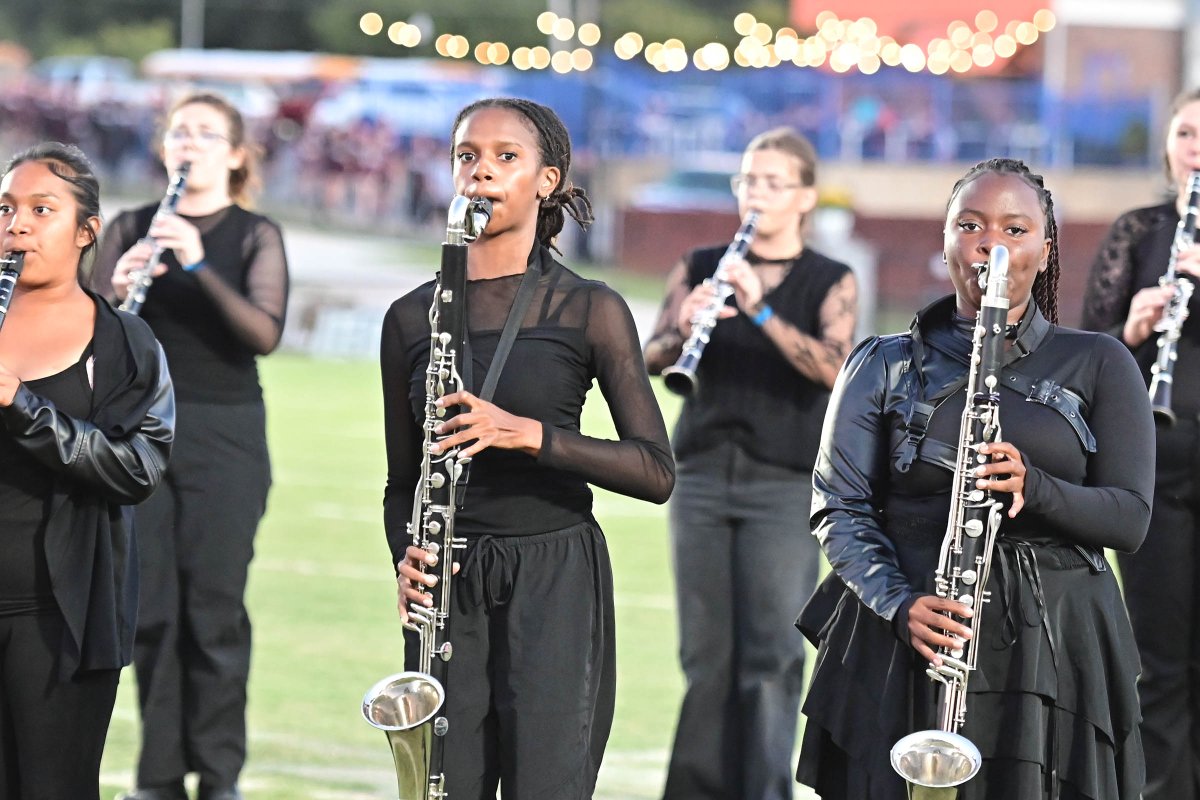 nemccpix's tweet photo. North Pontotoc continues our trek through Class 4A in the Caption portion to the 42nd Northeast Regional Marching Championships on the campus of #NEMCC. Corinth will be up next at 6:45 p.m. https://t.co/QNcjveccwV