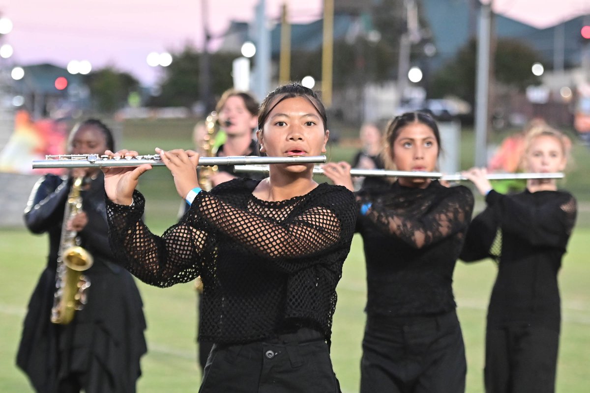 nemccpix's tweet photo. North Pontotoc continues our trek through Class 4A in the Caption portion to the 42nd Northeast Regional Marching Championships on the campus of #NEMCC. Corinth will be up next at 6:45 p.m. https://t.co/QNcjveccwV