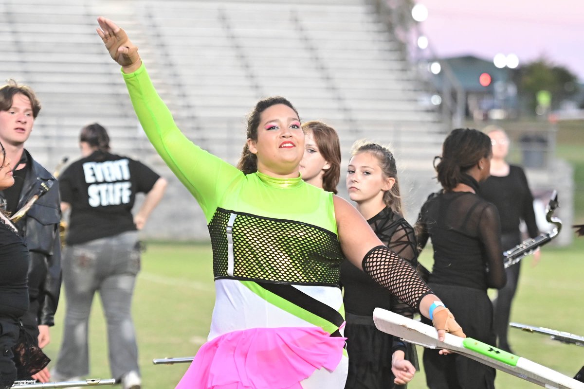 nemccpix's tweet photo. North Pontotoc continues our trek through Class 4A in the Caption portion to the 42nd Northeast Regional Marching Championships on the campus of #NEMCC. Corinth will be up next at 6:45 p.m. https://t.co/QNcjveccwV