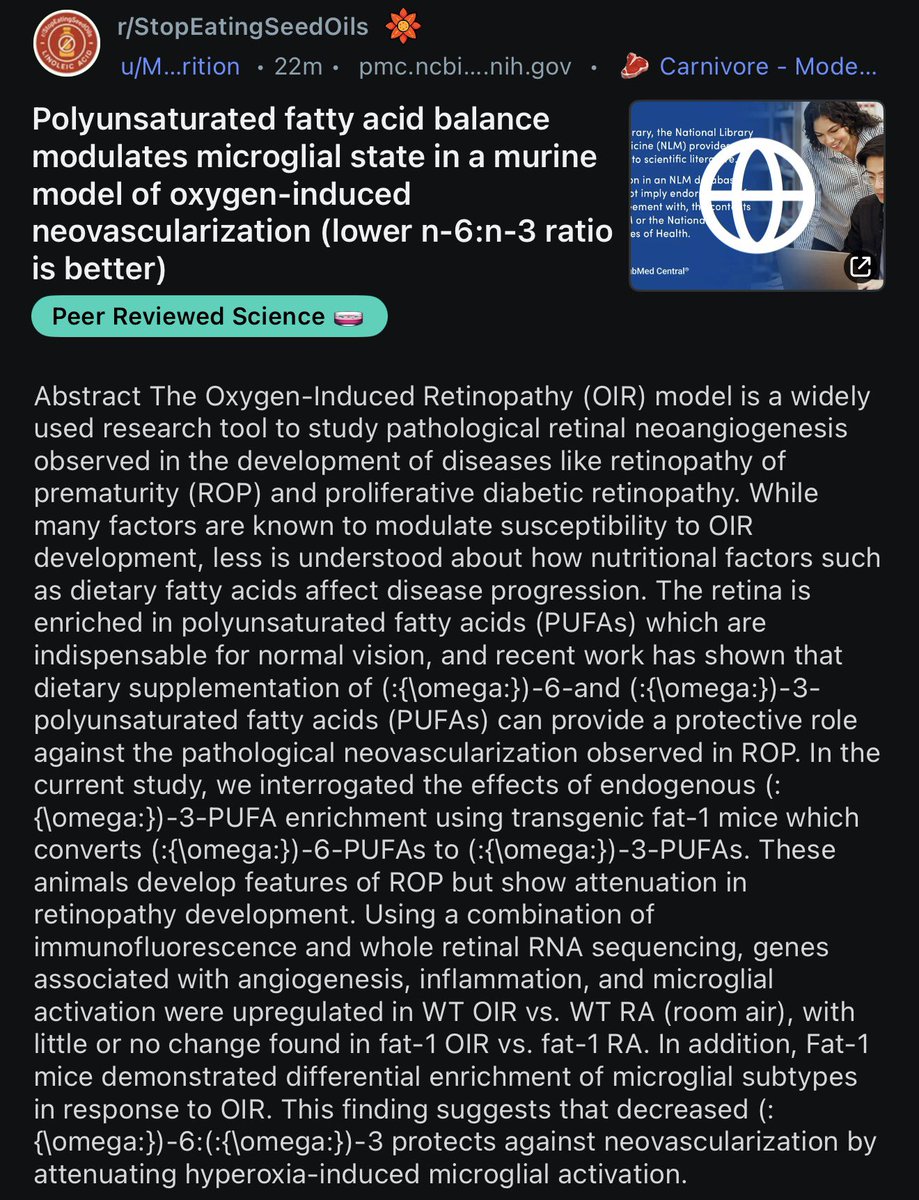 This finding suggests that decreased omega-6:omega-3 protects against neovascularization by attenuating hyperoxia-induced microglial activation.