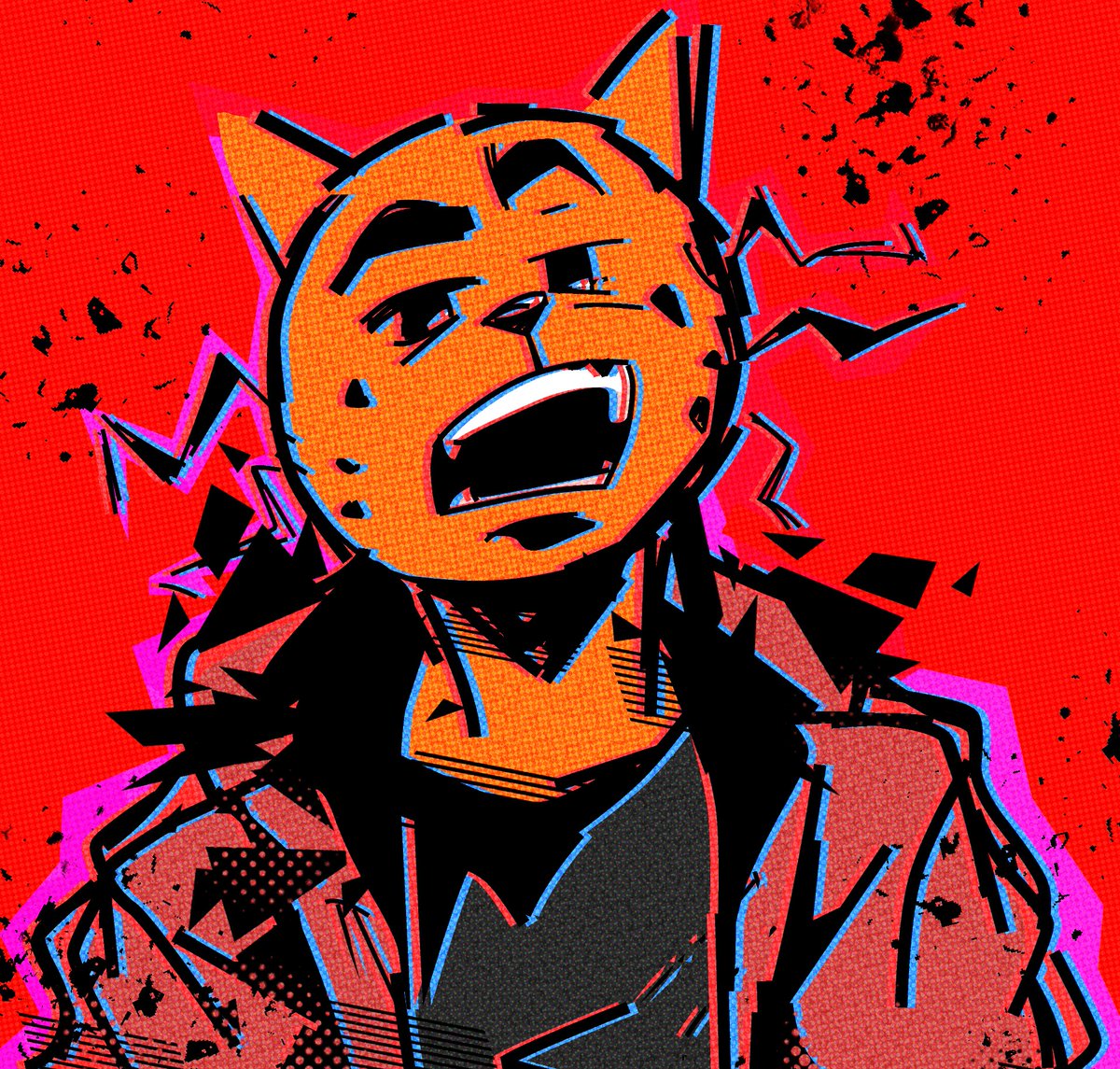 Let's pretend this counts for dogmantober 

Favorite character

#DoGManTober2025 #dogmanfanart #peteythecat #dogman