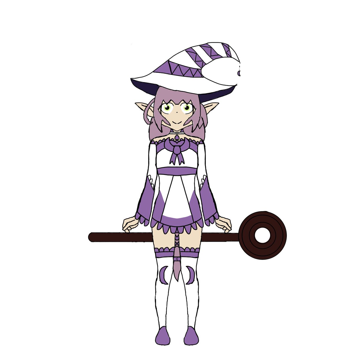MineWolfX's tweet image. Did some colouring in on my witch character still working on getting the proportions right but for now I will say I think I did pretty good