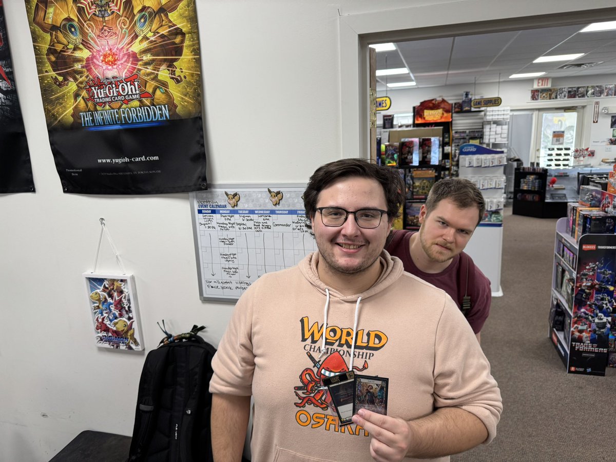 First time playing DIO ever with 2-3 days of practice on the deck. I received the knowledge download from the team <a href="/TeamSigilFAB/">Team Sigil</a> (Anton my goat). Some notes:
1. Spark of genius might be my new fav card
2. Deck is mega hard but so rewarding

Can’t wait for Sigils trip to Yokohama