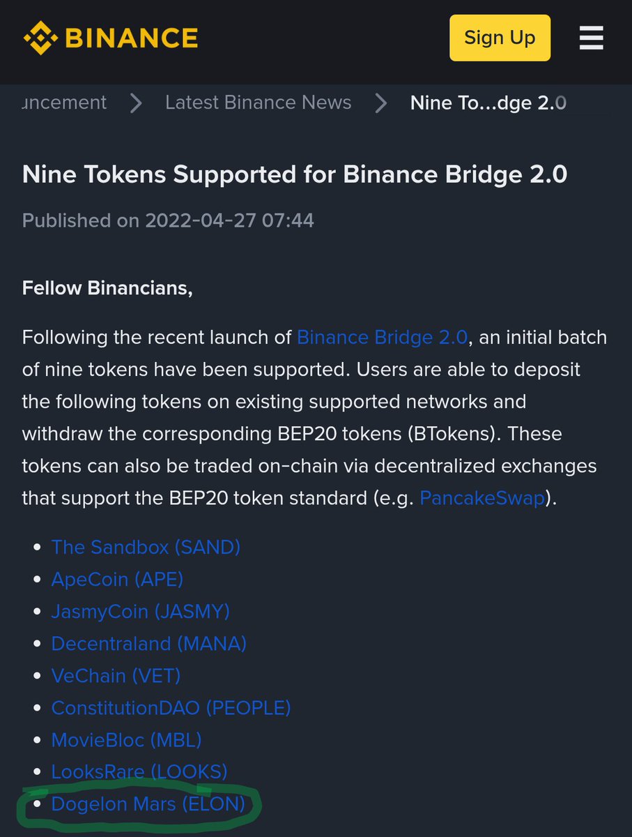 👀👀👀👀 LFGOOOOO GANG $ELON 🔥🚀🔴 #Binance