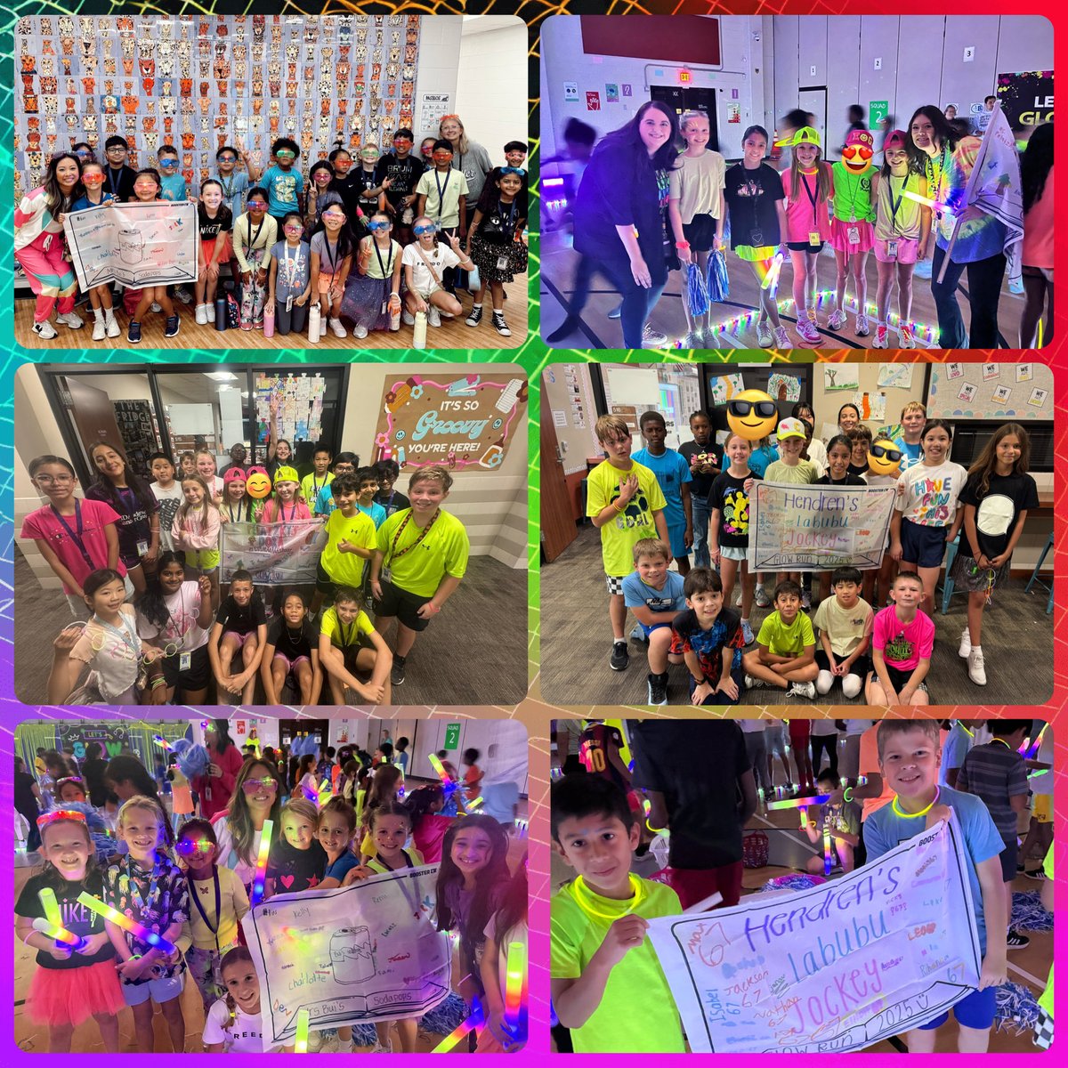 MJEjags's tweet photo. We wrapped up the week with a GLOW-tastic Fun Run- made possible by our incredible @JenksPta!

@groovygreve was presented her with an A&amp;M-themed National Principal’s Month gift from the MJE Staff.

📸: @MrsBui_MJE @MrsHendren5th @JPelatzky https://t.co/7WpnFDpfEP