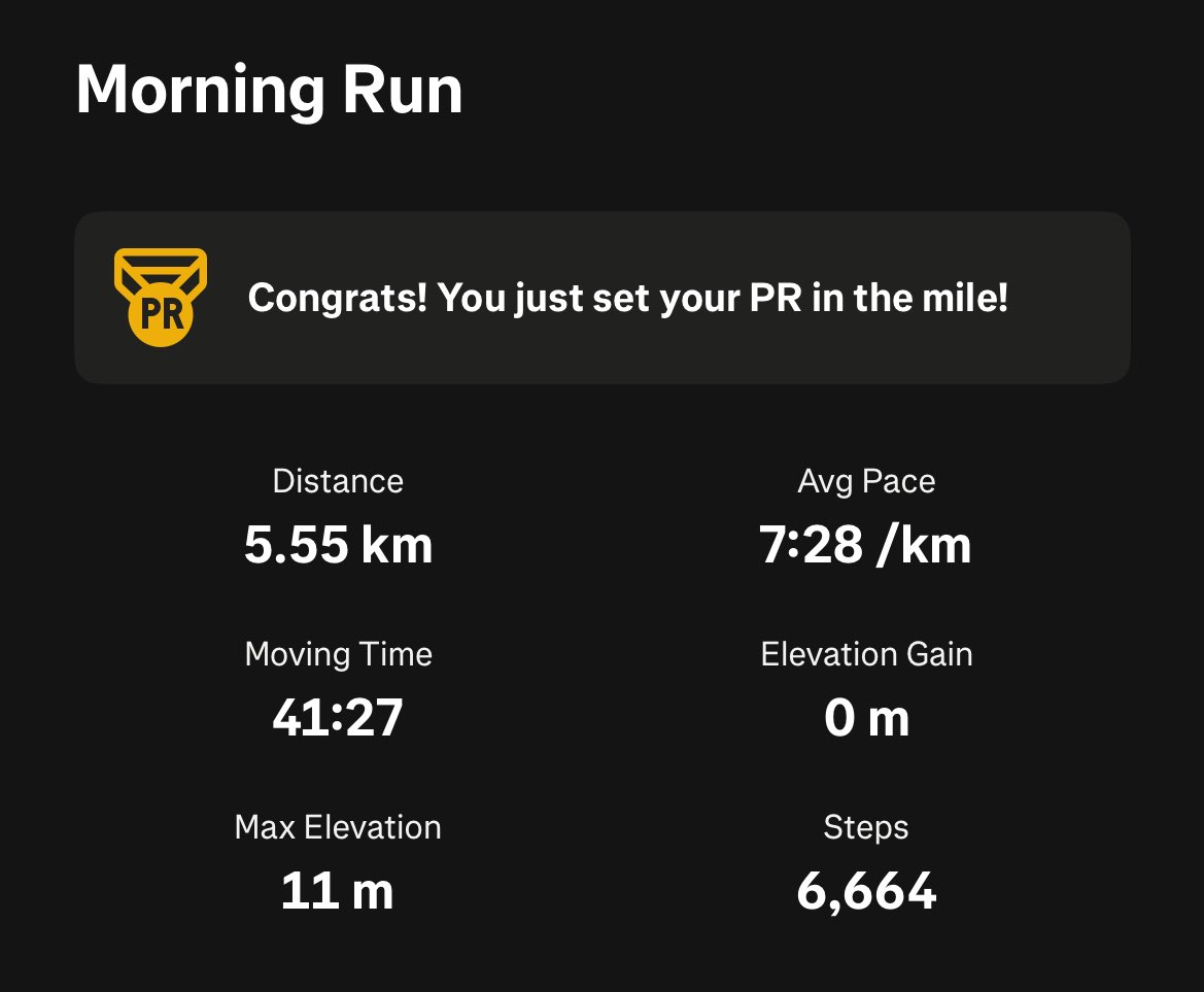 New personal record 🥹