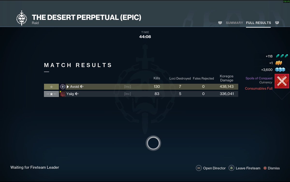 _Avoid___'s tweet image. Duo Koregos Epic w/@Ysiig_D2