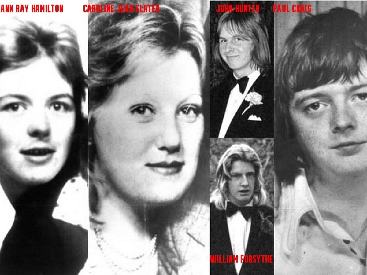OnThisDay in 1974, the IRA murdered 5 people &amp; injured 65+ by a hidden bomb, without warning, at the Horse &amp; Groom Public House, Guildford, Surrey at 8:50pm:
Ann Ray Hamilton,
Caroline Jean Slater,
John Hunter,
Paul Craig,
William Forsythe,
65+ injured.

Lest we Forget.