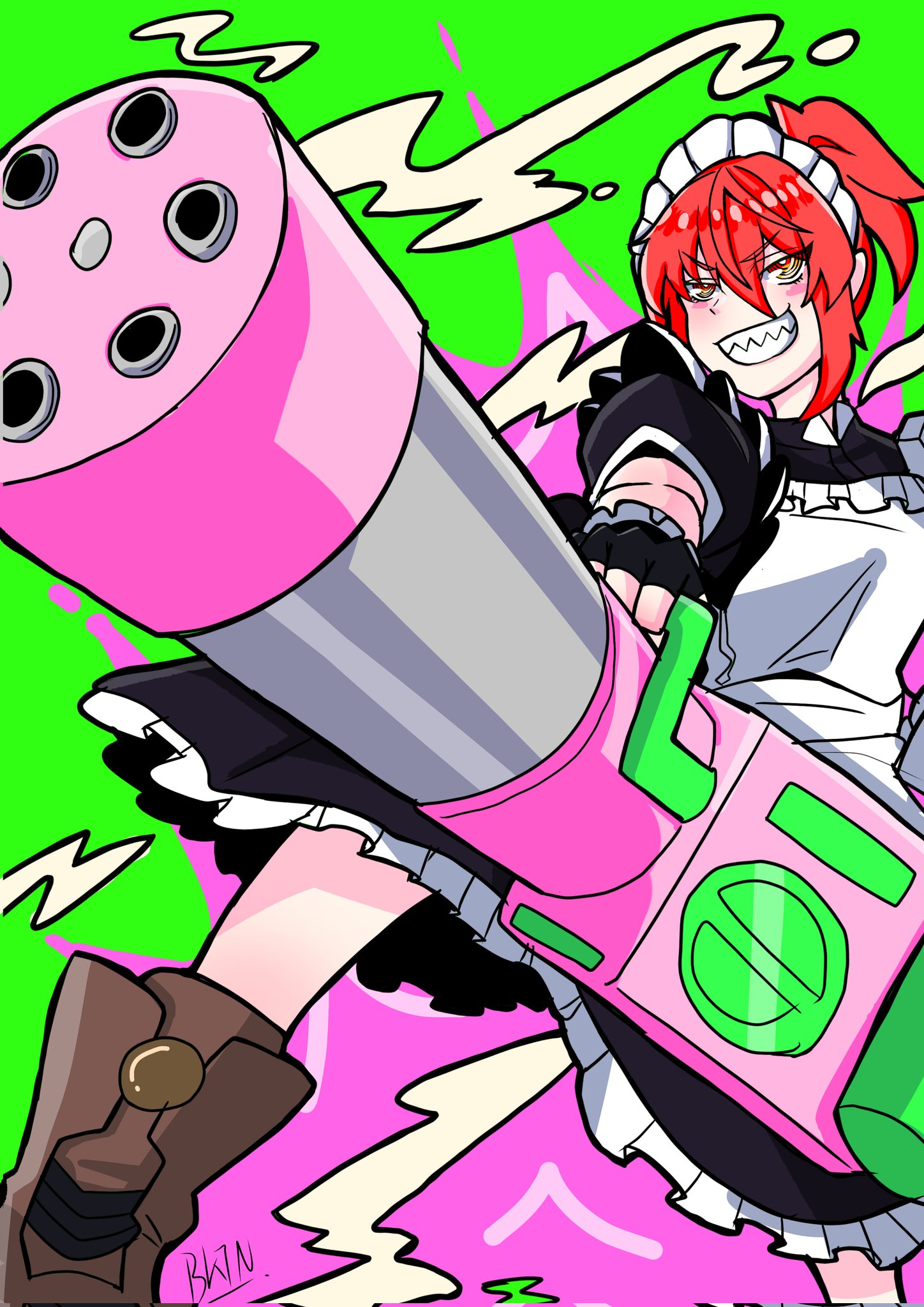 手書きイラスト あいつとララバイ_Bruce's KAWASAKI Z750FX | Motorcycle