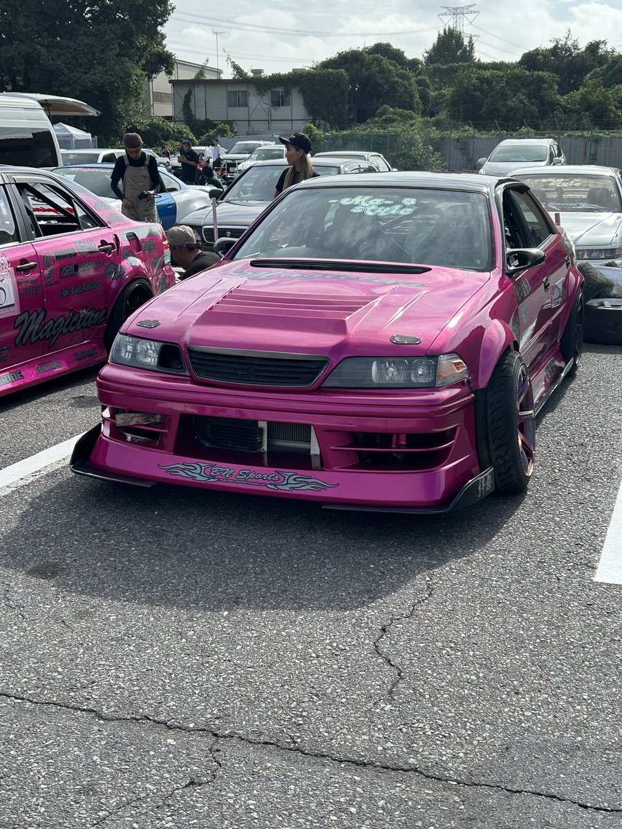 ピンクになっとる