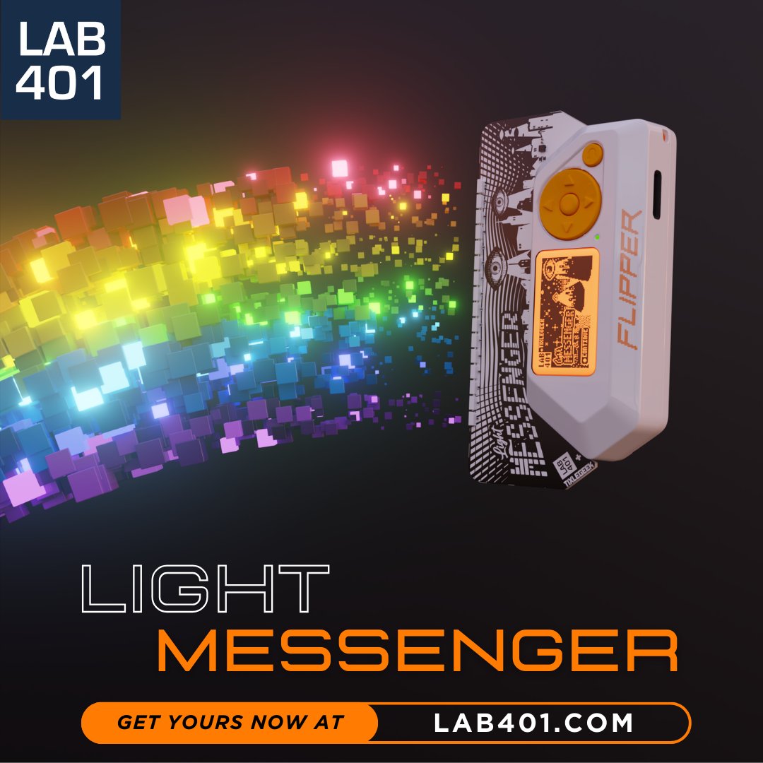 Lab_401's tweet photo. 💡 Light Messenger for #FlipperZero lets you “paint” text & sprites in the air! With 16 RGB LEDs, accel sensor, full editor & open-source magic—light art fits in your pocket! 🎨✨ https://t.co/U0moprONPo
#POV #LightPainting #LightMessenger #FlipperZero #Lab401 #pentesting https://t.co/z5btOkLaGx