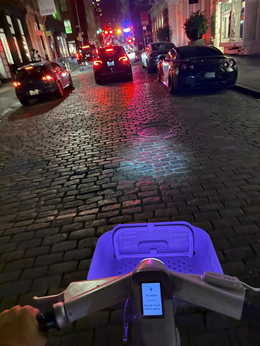 Some of you have never hit this mode on an NYC Saturday night and it shows