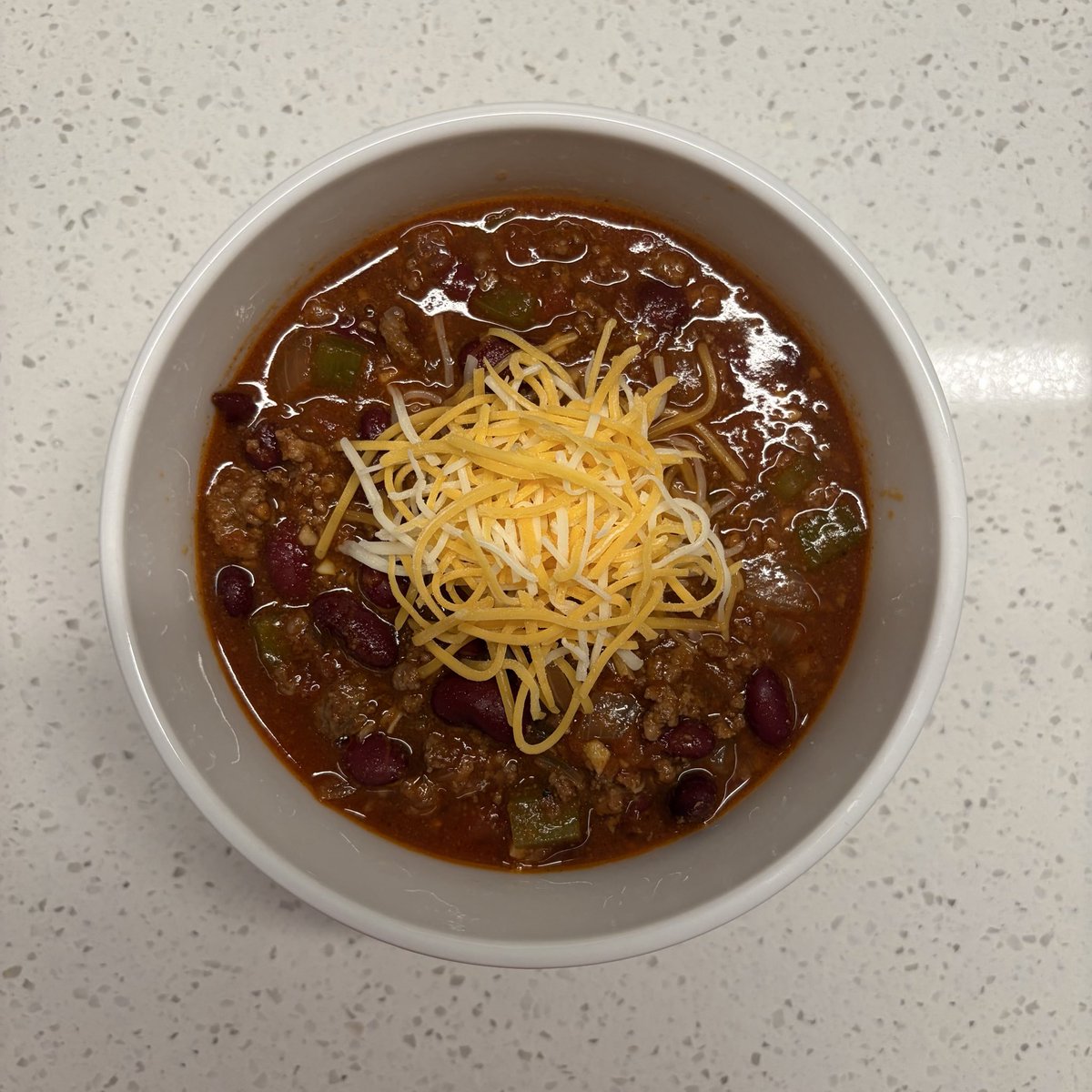 made chili for dinner cause that soup tier list pissed me off so much