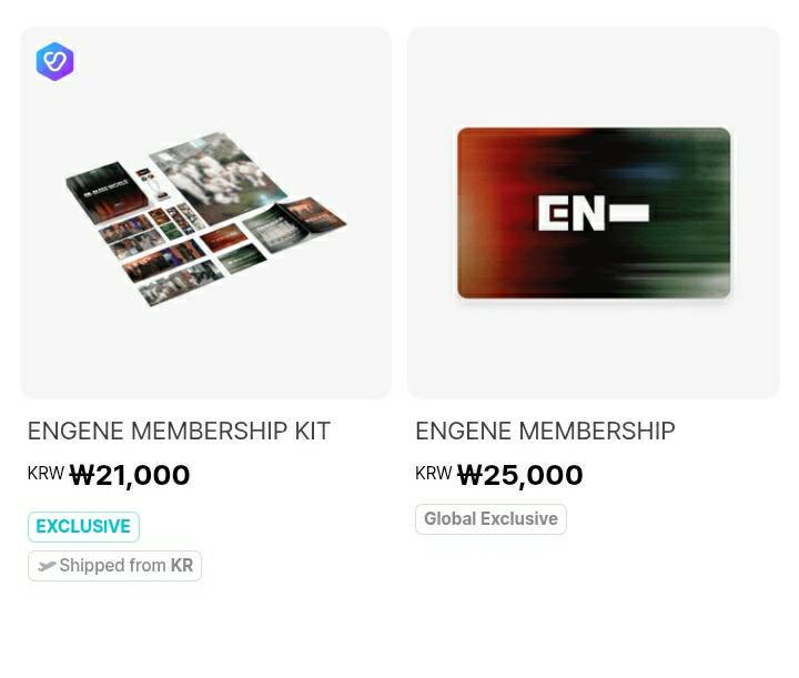 OPEN ENGENE MEMBERSHIP dan ENGENE MEMBERSHIP KIT
▪︎Membership only 310k (fullpay only)
▪︎ Membership kit 370k dp 280k

✅ GO
✅ Aman dan Terpercaya
📍Samarinda
Tag.membership enhypen engene hybe wts wtb