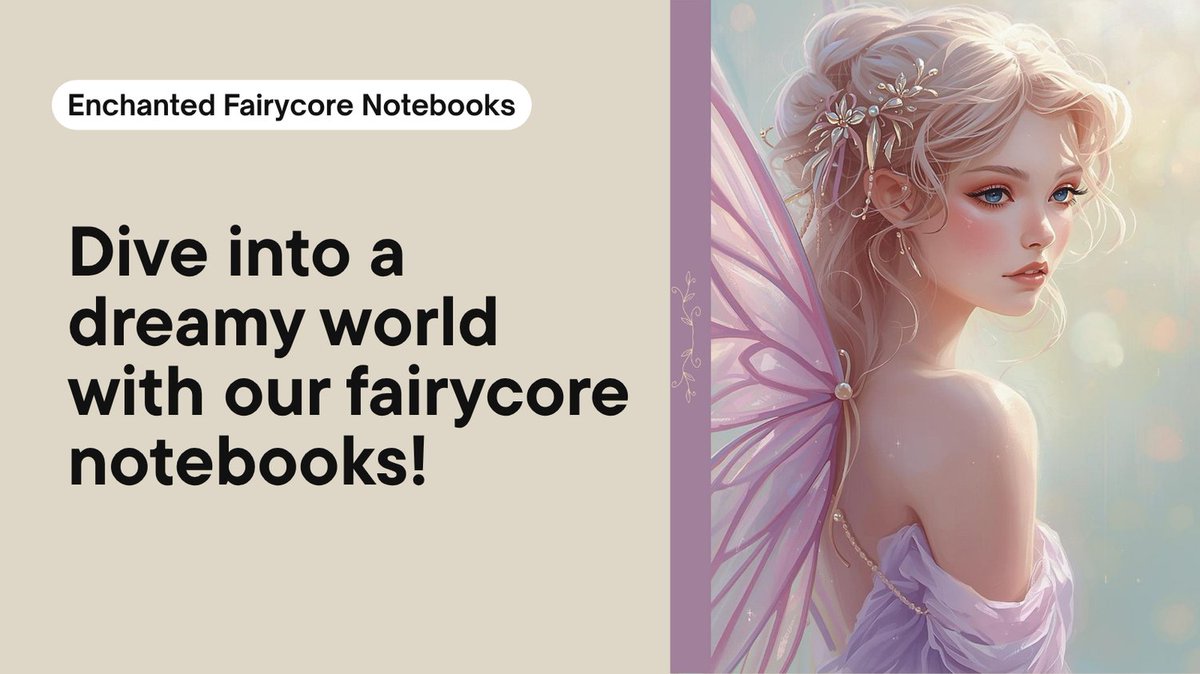 cathuntleybooks's tweet image. ✨ Let your imagination flutter across every page. Our pastel fairycore notebooks are perfect for dreamers &amp;amp; storytellers. #Fairycore #PastelAesthetic #CozyFall #SoftGirl

🖊️Amazon universal link: mybook.to/JB7BDNa