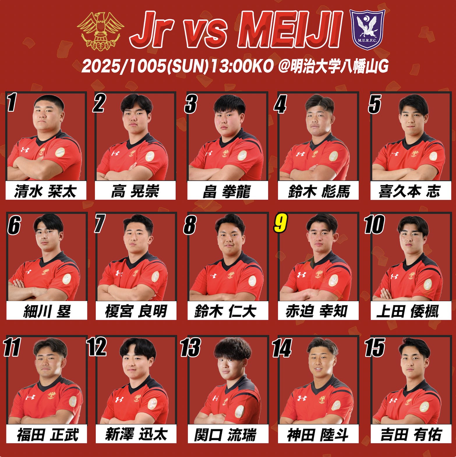 帝京大学ラグビー ジャンパー 帝京大学ラグビー ジャンパー 部員紹介｜帝京大学 ラグビー部