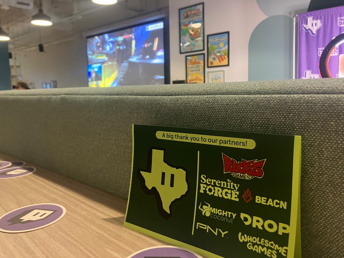 Having a ball at the <a href="/TwitchTexas/">Stream Texas</a> 10th Anniversary event hosted at <a href="/OwlchemyLabs/">Owlchemy Labs</a> here in Austin!!