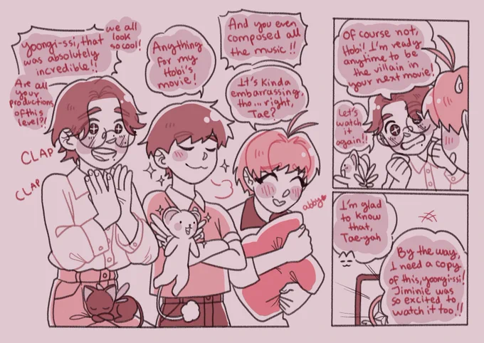 card captor hobi part 8 🌸 #btsfanart 