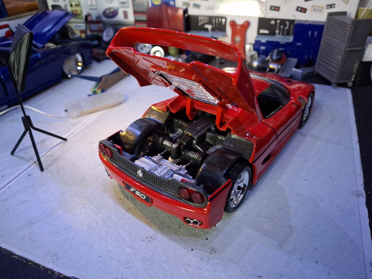 themodelist's tweet photo. Ferrari F50 
#Ferrari #F50 #diecastcollector https://t.co/bqKkbgr41t