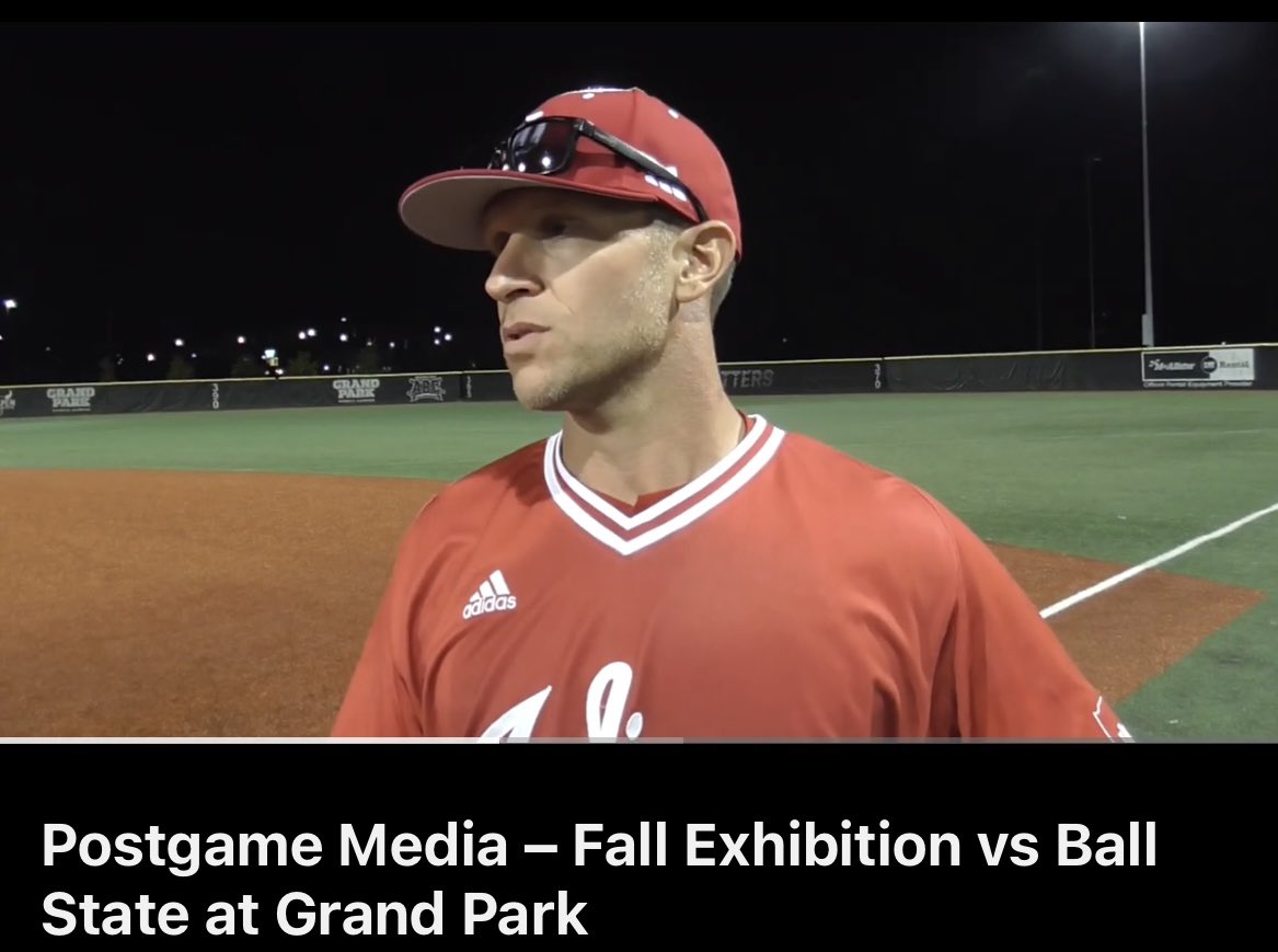 I never take for granted being able to do some postgame with <a href="/JeffMercer54/">Jeff Mercer</a> . Even after almost 6 hours of Fall Ball Friday night he gave us some time to discuss the event at Grand Park. 

Link: youtu.be/gZiqIaml3SI?si…

#iubase