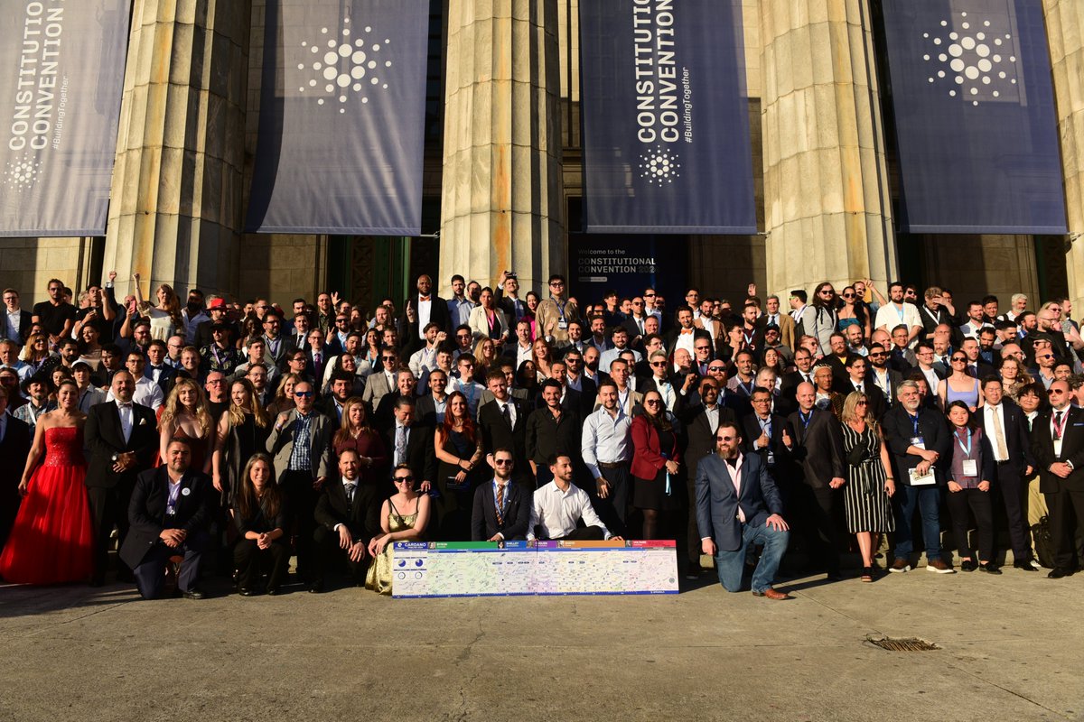 jotapippo's tweet photo. ✨ CTimelines Memories #12 ✨
Dec-2024 Cardano Constitutional Convention
The most important milestone in Cardano’s history.
Over 100 constitutional delegates from around the world came together, marking the dawn of the Voltaire Era and the rise of decentralized governance. 🌍 https://t.co/3KDr5cahoP