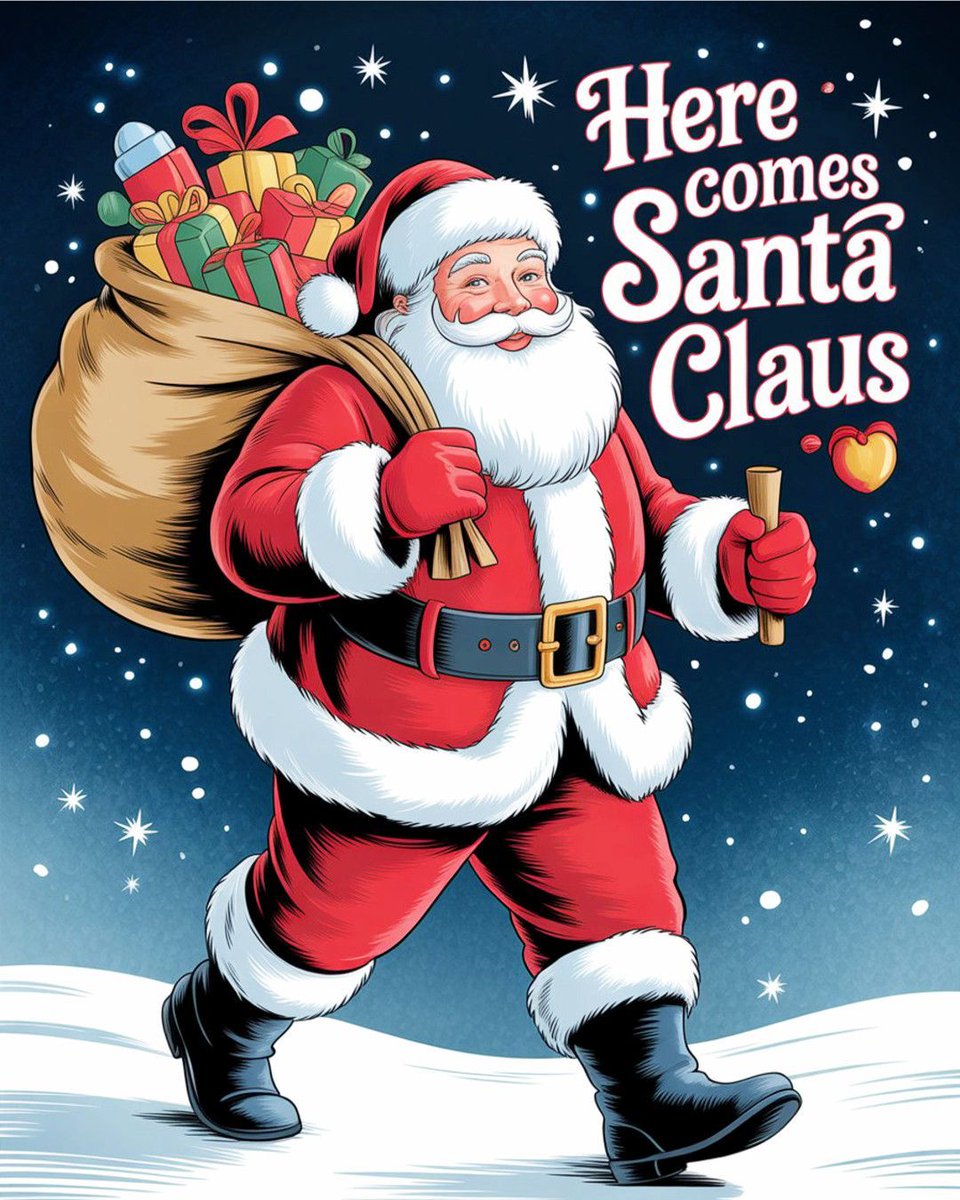 AbsoluteXmas's tweet photo. The big man in red is on his way! ๐
Just seeing this makes the season feel magical. #HereComesSanta #ChristmasMagic #CountdownToChristmas https://t.co/Zbs8ohaiWt