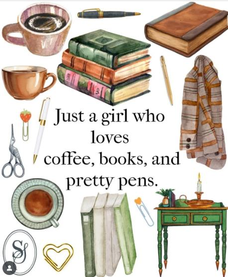 Booknerdia1's tweet photo. #books #coffee #prettypens #booksandcoffee https://t.co/XhGuksRkKr