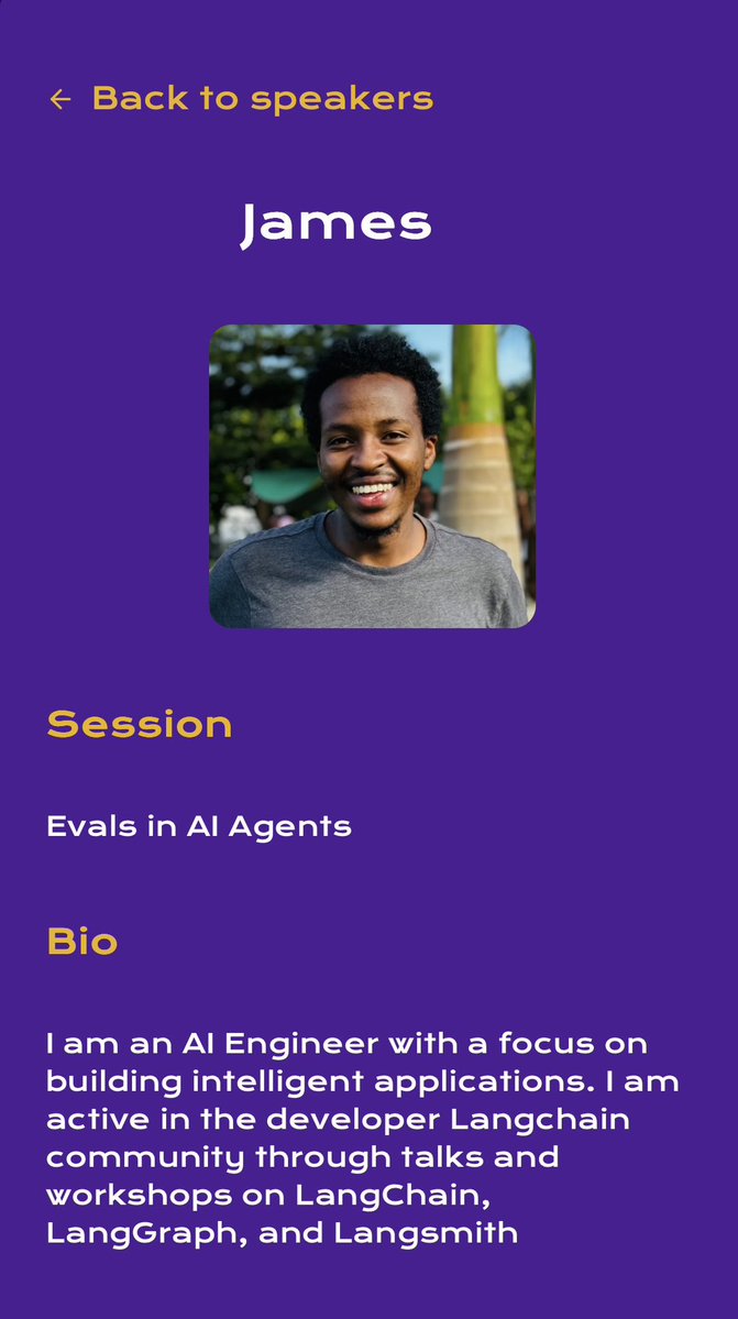 itskanyirijames's tweet image. Had a great opportunity to speak about #Evals at #RenderCon2025 and how to use tools like #langsmith by @LangChainAI to help when creating evaluations dataset and evaluators.
Big thanks to Rendercon Kenya for organizing the event.
#langchain #langgraph #langsmith #evals