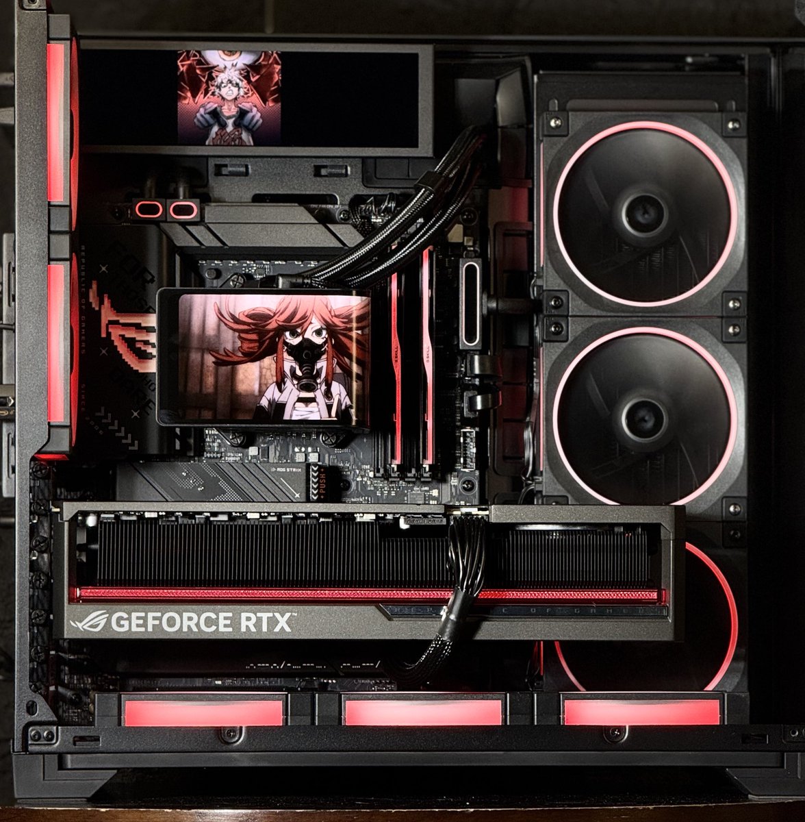 bit0th's tweet image. الله يبارك له اخوي عبدالله 🩵

: 24,450 SAR 

المواصفات : 

RYZEN 9 9950x3D 
ASUS ASTRAL RTX 5090 32GB 
G.SKILL NEO 64GB 6000MHz CL28
CRUCIAL T500 2TB 7400MB/s 
WP_BLACK SN850x 4TB 7400MB/s 
ASUS ROG STRIX X870-F GAMING 
CASE LIAN LI VISION COMPACT 
TR WONDER VISION 360MM LCD…