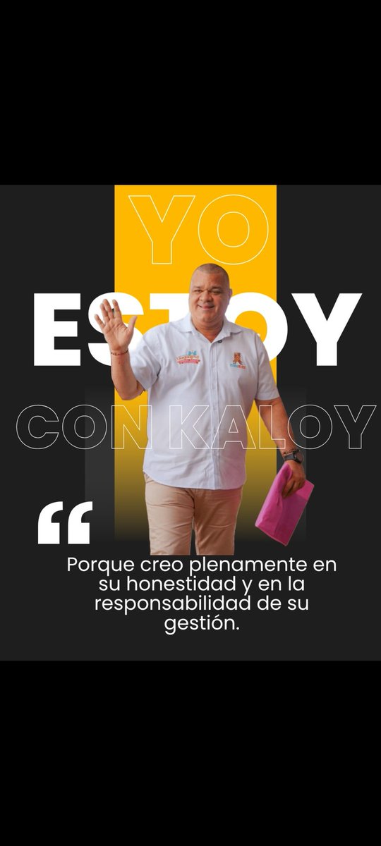 aronky14's tweet photo. #EstoyConKaloy los guajiros te respaldamos @caroblesjulio https://t.co/6KKWruH46f