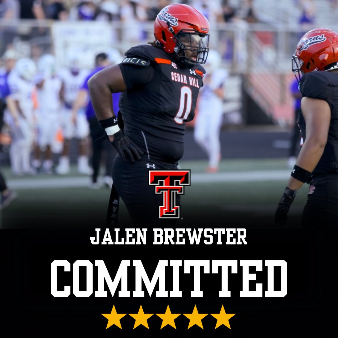 Scarlet and Black Insider (@sbinsiderhq) on Twitter photo π¨NEWS: Texas Tech has earned a commitment from βοΈβοΈβοΈβοΈβοΈ DL Jalen Brewster!
Brewster is a consensus Top-10 prospect in the Class of 2027!
<a href="/JoeyMcGuireTTU/">Joey McGuire π΅</a> and <a href="/jkbtjc_53/">James Blanchard π΅</a> continue to build an ELITE 2027 recruiting class π₯π₯π₯π₯
ANOTHER IN GAME COMMITMENT πͺ
πΈ: On3 π¨NEWS: Texas Tech has earned a commitment from βοΈβοΈβοΈβοΈβοΈ DL Jalen Brewster!
Brewster is a consensus Top-10 prospect in the Class of 2027!
<a href="/JoeyMcGuireTTU/">Joey McGuire π΅</a> and <a href="/jkbtjc_53/">James Blanchard π΅</a> continue to build an ELITE 2027 recruiting class π₯π₯π₯π₯
ANOTHER IN GAME COMMITMENT πͺ
πΈ: On3