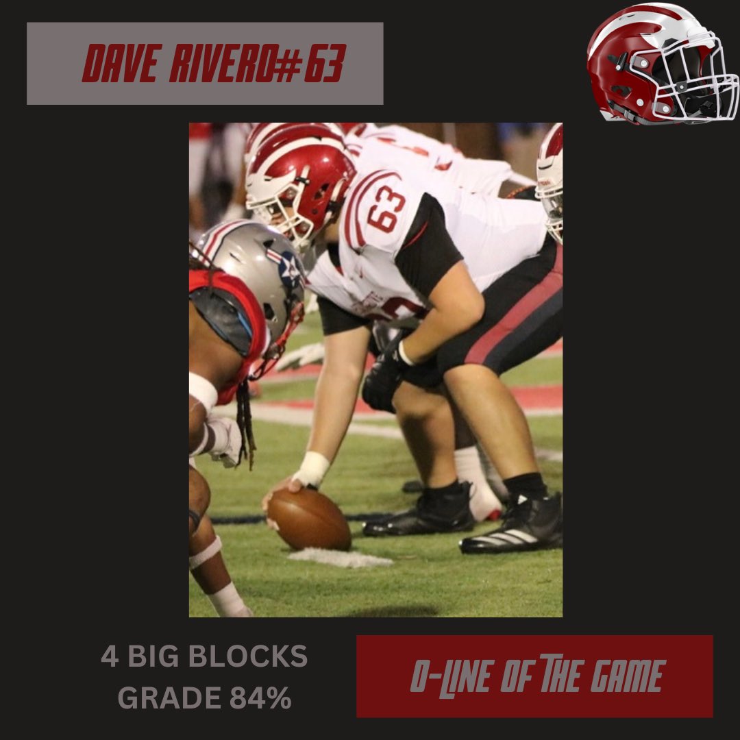 WEEK 6: O - LINEMAN OF THE GAME ‼️Going to our center Dave Rivero! Dave anchored down the OL Friday against Paulding County. Keep Choppin! Proud of you Dave! <a href="/GroveRecruits/">Hillgrove Football Recruiting</a> <a href="/HgroveFootball/">ℍ𝕚𝕝𝕝𝕘𝕣𝕠𝕧𝕖 ℍ𝕊 𝔽𝕠𝕠𝕥𝕓𝕒𝕝𝕝™️</a>