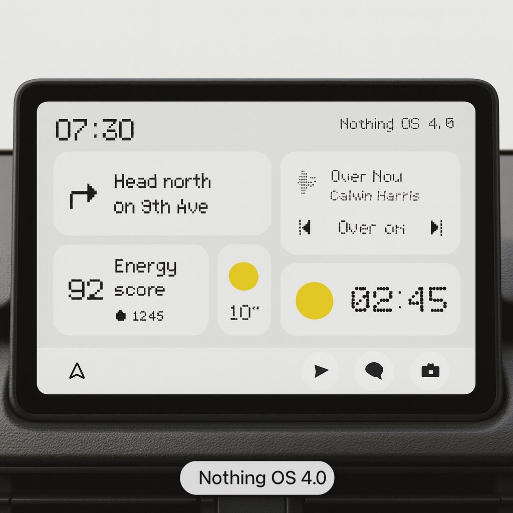 Fr3ddyFred_'s tweet image. You know what I was thinking? What if Google allowed all Android phones manufacturers to have their own skin of Android on the Android Auto?#androidauto @getpeid @nothing @Google @Android  @Qualcomm @carthinglabs @TheVerge