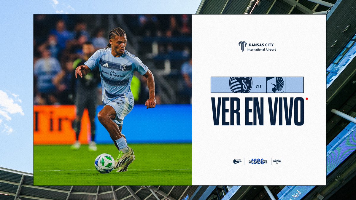 SoySporting's tweet photo. 1’ | ¡VAMOS!

Mira #MINvSKC en MLS Season Pass 🖥️: https://t.co/iINMpqxNna https://t.co/PD3bYjh23w