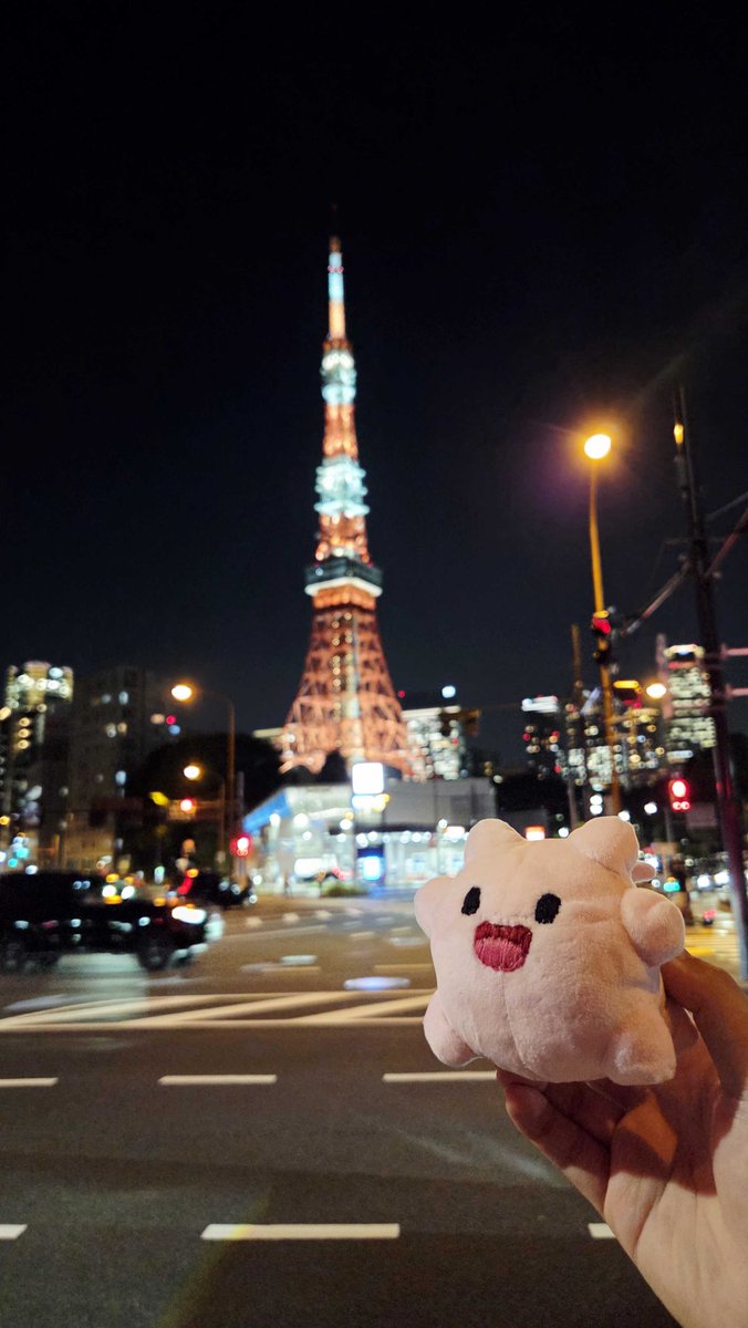 namakorium_jp's tweet photo. オフィスのすぐ近くにある東京タワー🗼とナマコ
#NAMAKORIUM #Polyscape https://t.co/ixJRSv0DWQ