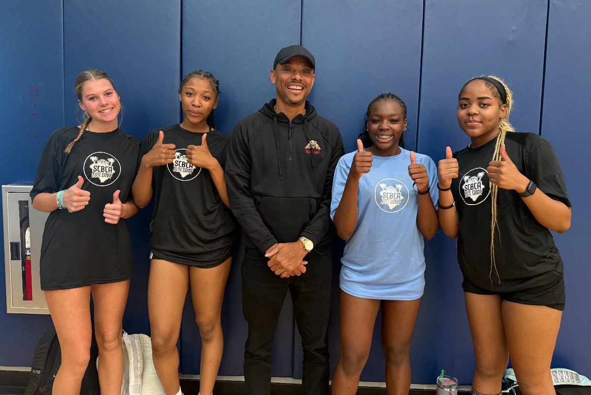 Enjoyed watching my girls today <a href="/SCBCA/">South Carolina Basketball Coaches Association</a> GirlsBB Elite Camp. Extremely Proud of Them. <a href="/Annawallace_5/">Anna Willamson</a> <a href="/JaylahWhite22/">jaylah22white</a> <a href="/GemiyahHeyward/">Gemiyah Heyward</a> <a href="/Chrissyrayne_/">Chrissyrayne_</a> ProudCoach #BearcatPride Stay🔐N #BeTheStandard