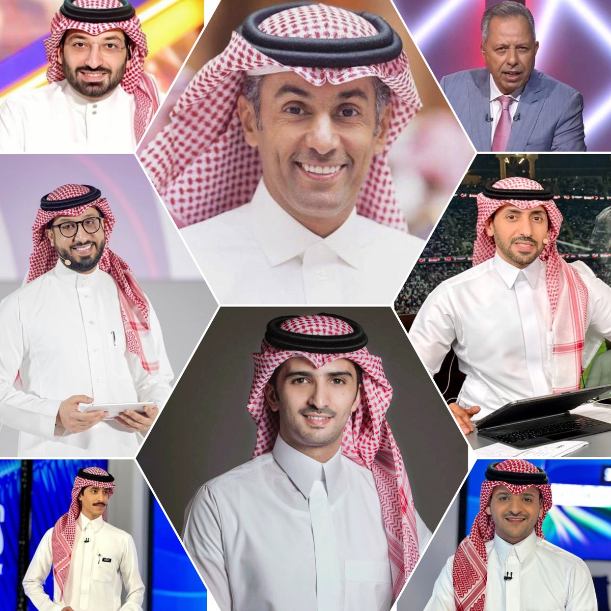 مقدمين الاستديوهات التحليلية في قنوات SSC على فترات مختلفة