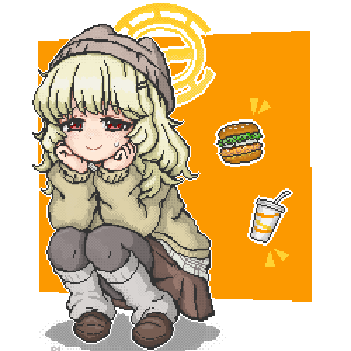 ichi_p_a's tweet photo. ドット絵 アオバ https://t.co/Byy55gMI30