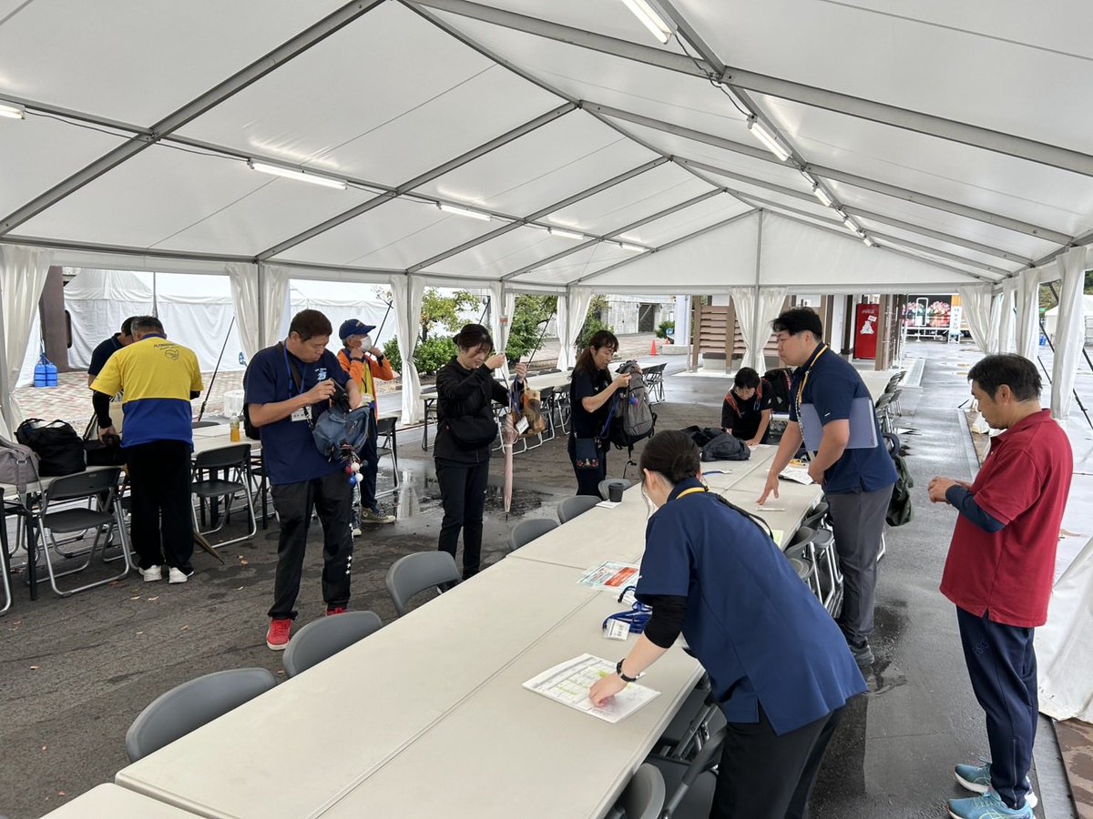 国民スポーツ大会　JPSA体験ブース💡
＠平和堂HATOスタジアム🏟️

本日も雨ですが、、
晴れ晴れした笑顔で皆さま
お待ちしております👐

#jpsa 
#パラスポーツ