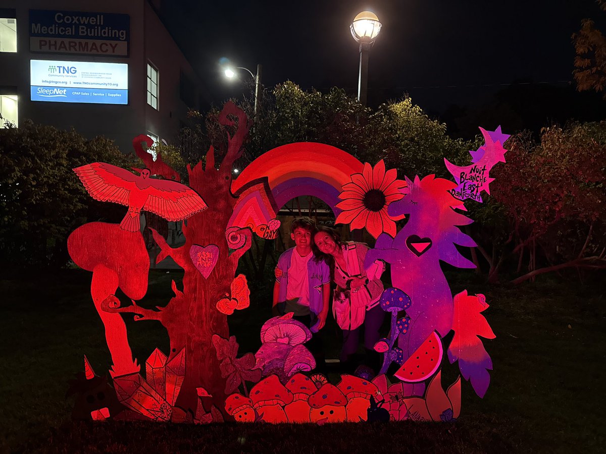 Dapper_Tux's tweet image. It’s Nuit Blanche 2025! 🌙 

The city of #Toronto turns into a living canvas and a playground of #artwork 🌃🖼️ 

Already have seen some incredible pieces in #EastYork 

#nbTO25 #Toronto