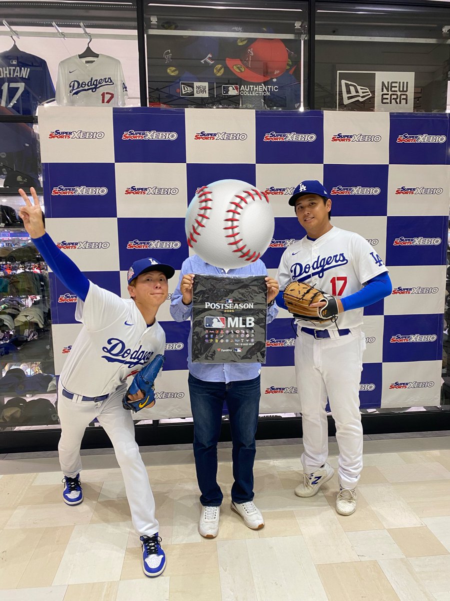 昨日、お台場に大谷似翔平さんと山本申伸さんがいたよ