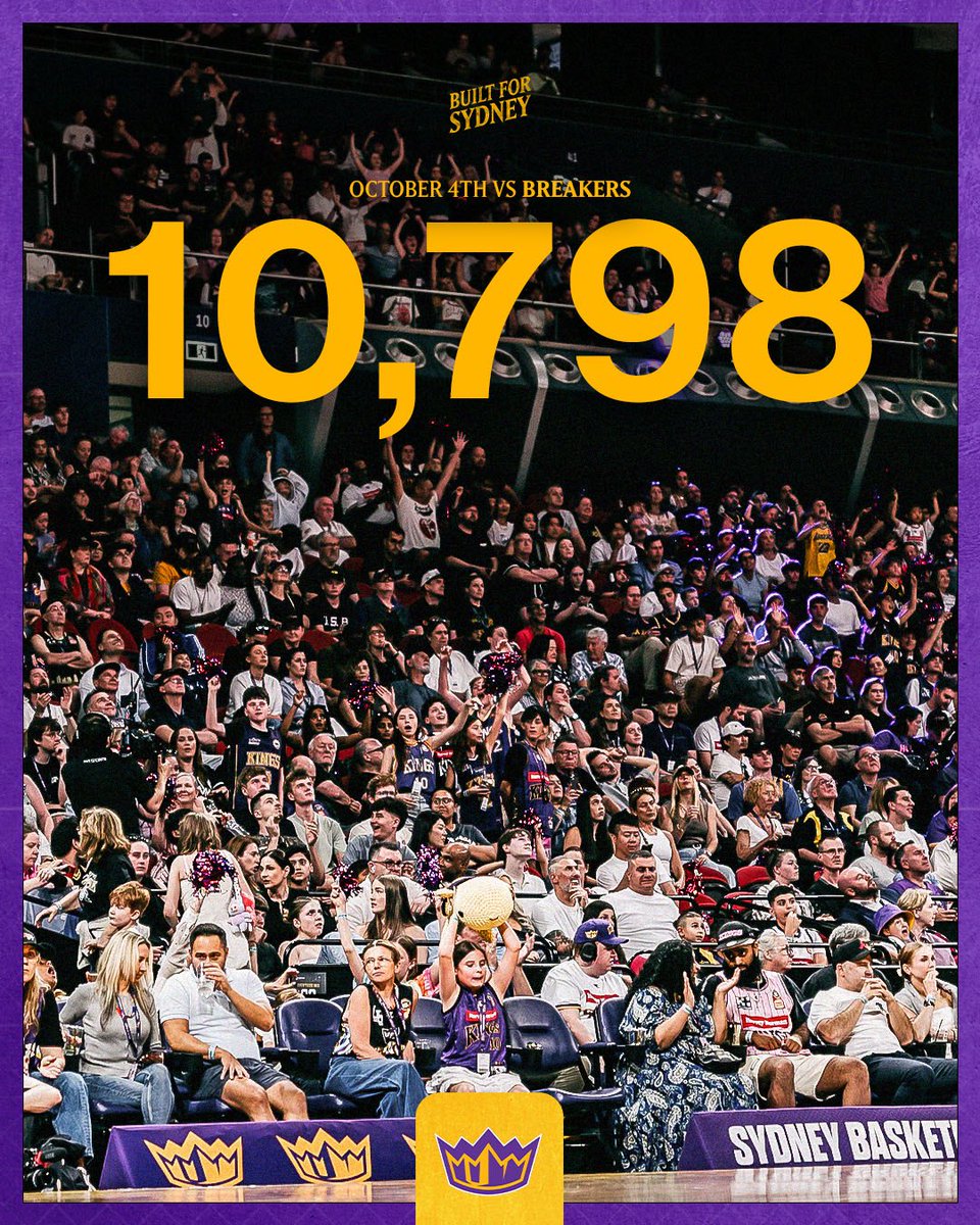 SydneyKings's tweet image. 10,798 in the house last night 👑

Sydney showed up and showed out.

#BuiltForSydney