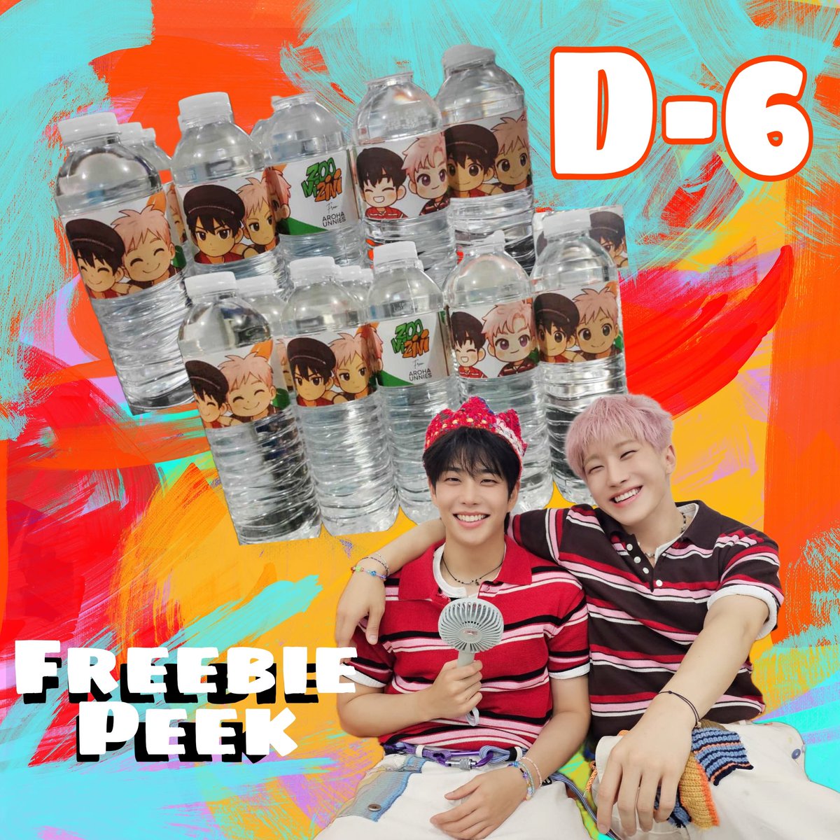 ⏳💜 D-6! Hydration with cuteness overload? These MyungJin bottles got you! See you at the #cAROHAstopover 💚🧡

#RollTheDiceInManila #DICE #RollTheDice #Astro #Aroha #MJ #JINJIN #ArohaUnnies