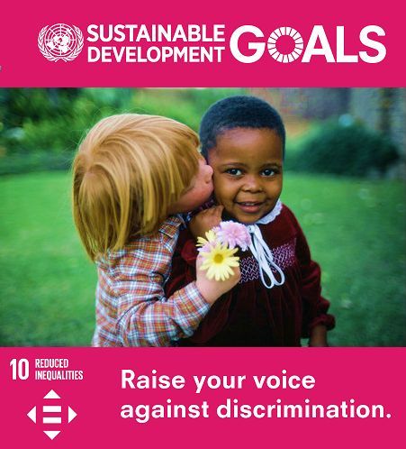 UNGeneva's tweet image. Discrimination is rooted in fear and ignorance. Speak out for #ZeroDiscrimination.

Let’s come together to #EndDiscrimination and celebrate diversity, tolerance &amp;amp; inclusion. 
 
buff.ly/LYc3hdG