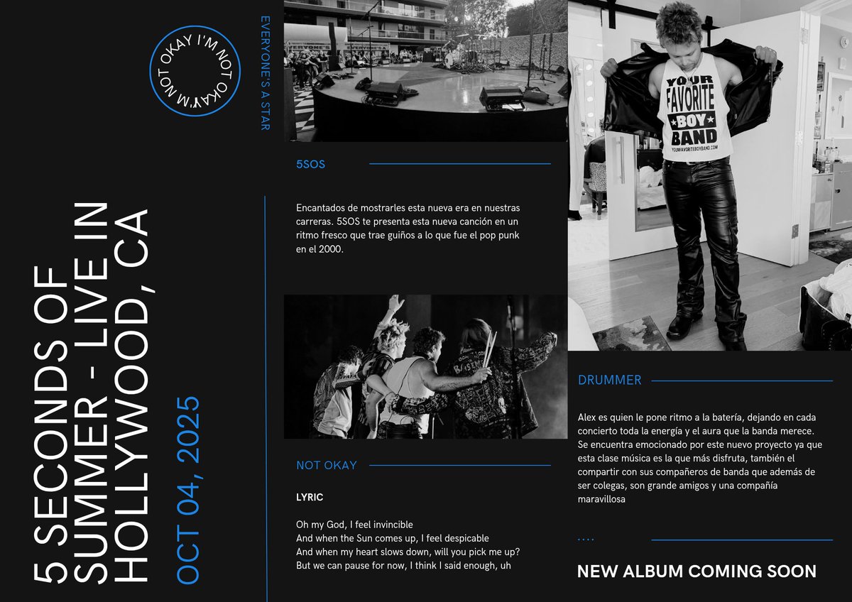 LIVE (5SOSrp) NOT OKAY...
#5SOSRPISNOTOK #5SOSRPSTARHOLLYWOOD.

Aceptalo, somos tu banda favorita!!!