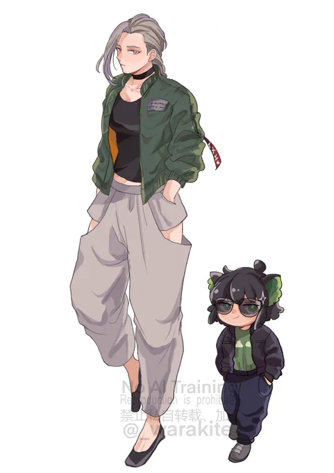 鹿野と小黒 #羅小黒戦記2