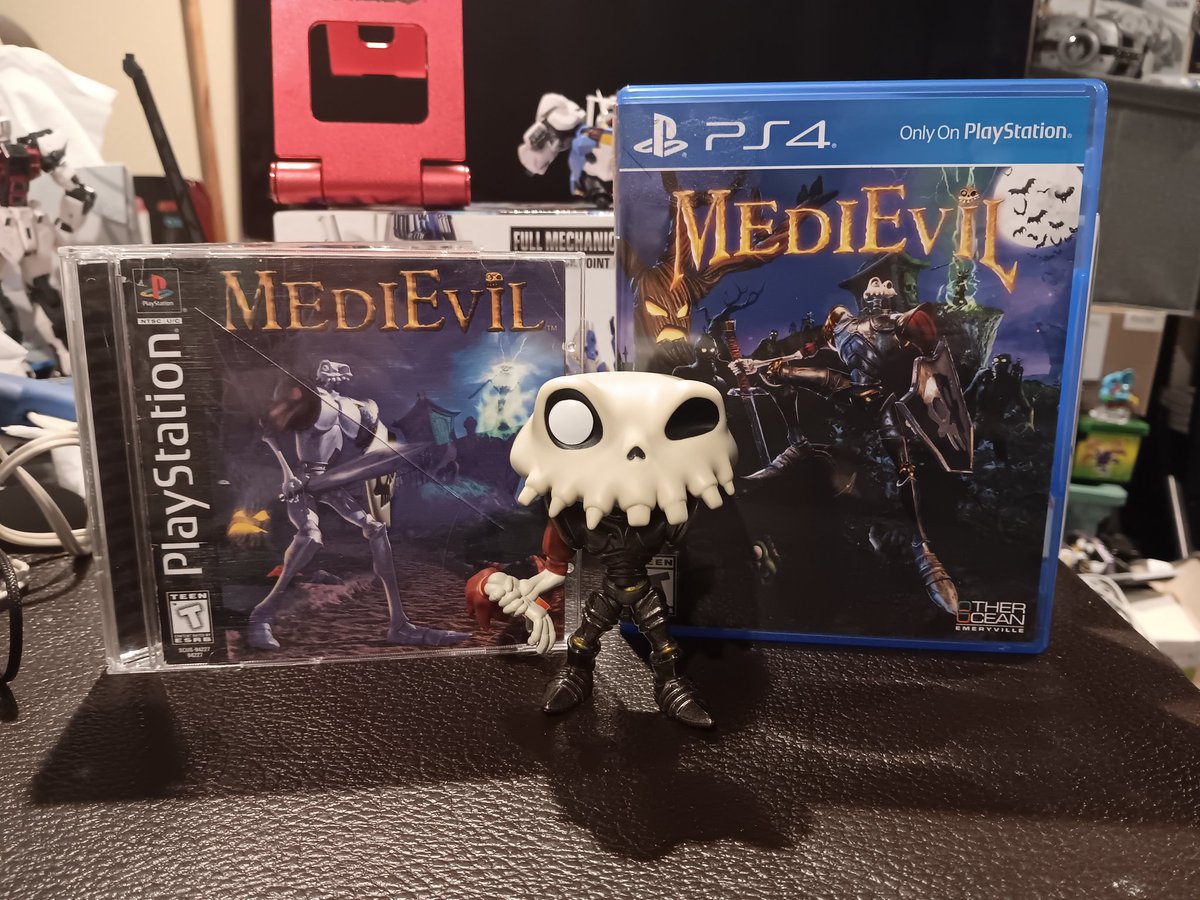 NinNon5142's tweet photo. @KaggyFilms I would highly recommend the medievil remake.  A classic Playstation game with a fun style of humor, and visuals which really do it justice. Not too bad of a platinum either, but you will have to replay some levels. I also included a picture of 3 other games that were fun to plat https://t.co/4aUGgdUhRY